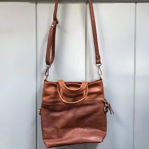 Free people vegan leather multi use bag